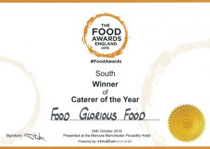 Food Glorious Food South Winner 2016